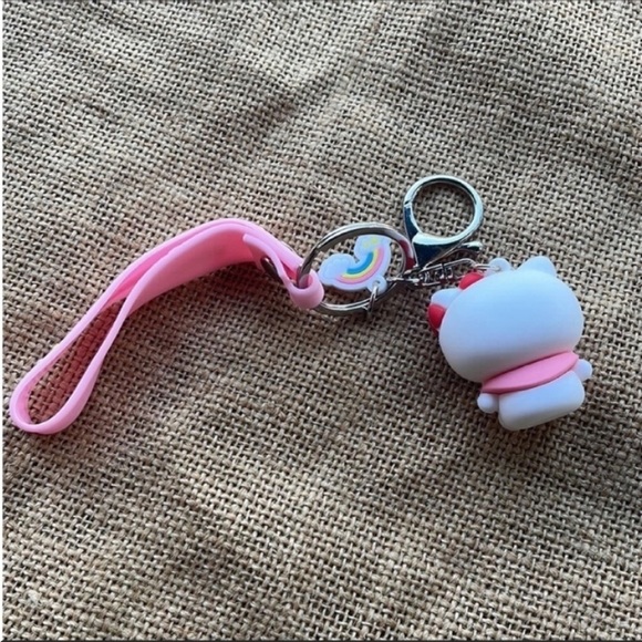 Sanrio Hello Kitty Friends Cartoon Kawaii Keychain Purse Charm 3D Keychain - Picture 7 of 8
